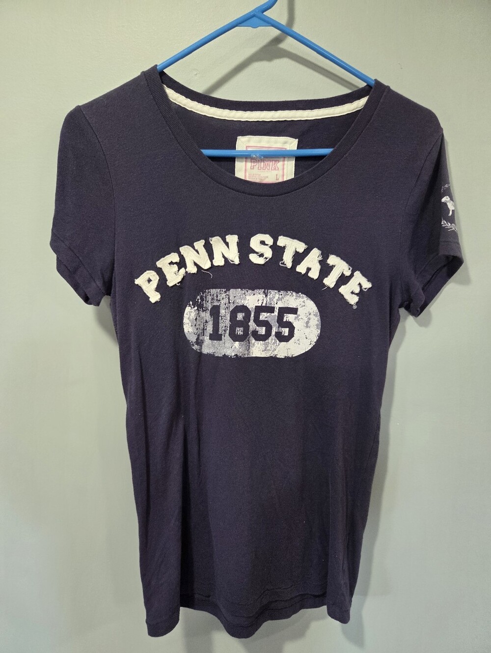 Vintage Y2k Victorias Secret PINK Penn State Shirt Nittany Lions Large Womens